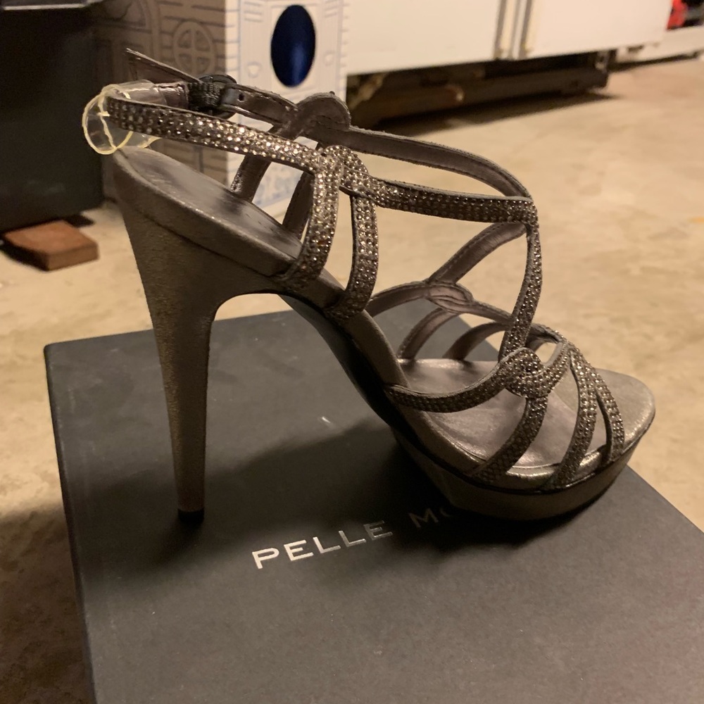 Never worn in box platform sandals
